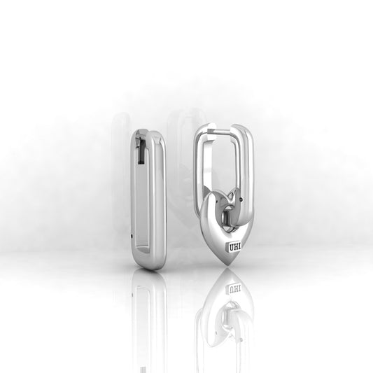 ''Modern'' earrings with  small and medium sizes