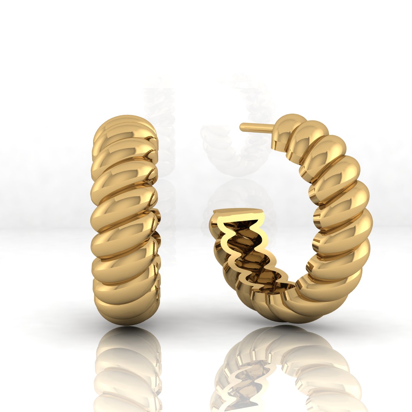 Twisted Earrings narrow version