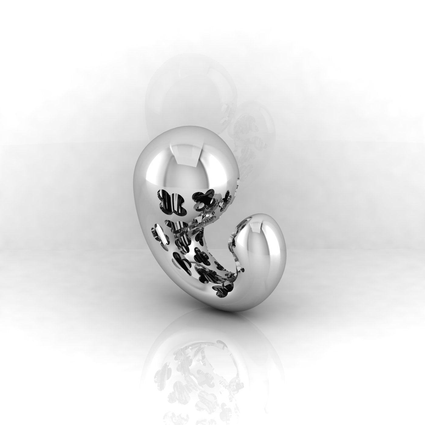 "Airpods" Shape Solo Cuff