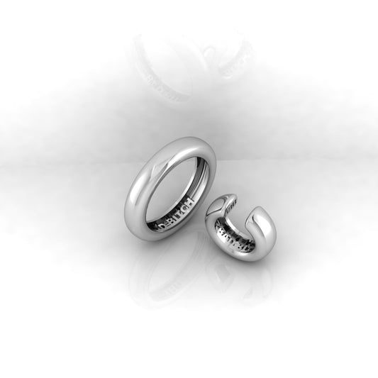 "Rounded" Ring with Cuff