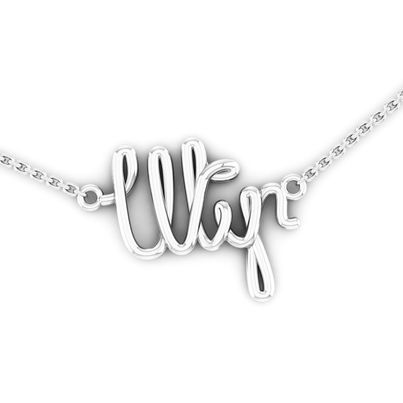 "Ser" Wire Necklace