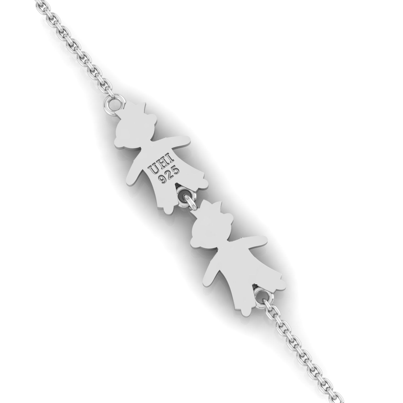 'Custom Baby Silhouette Bracelet'