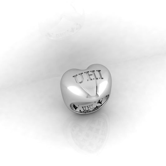 "UHI Heart Shape" Rings, Medium Size