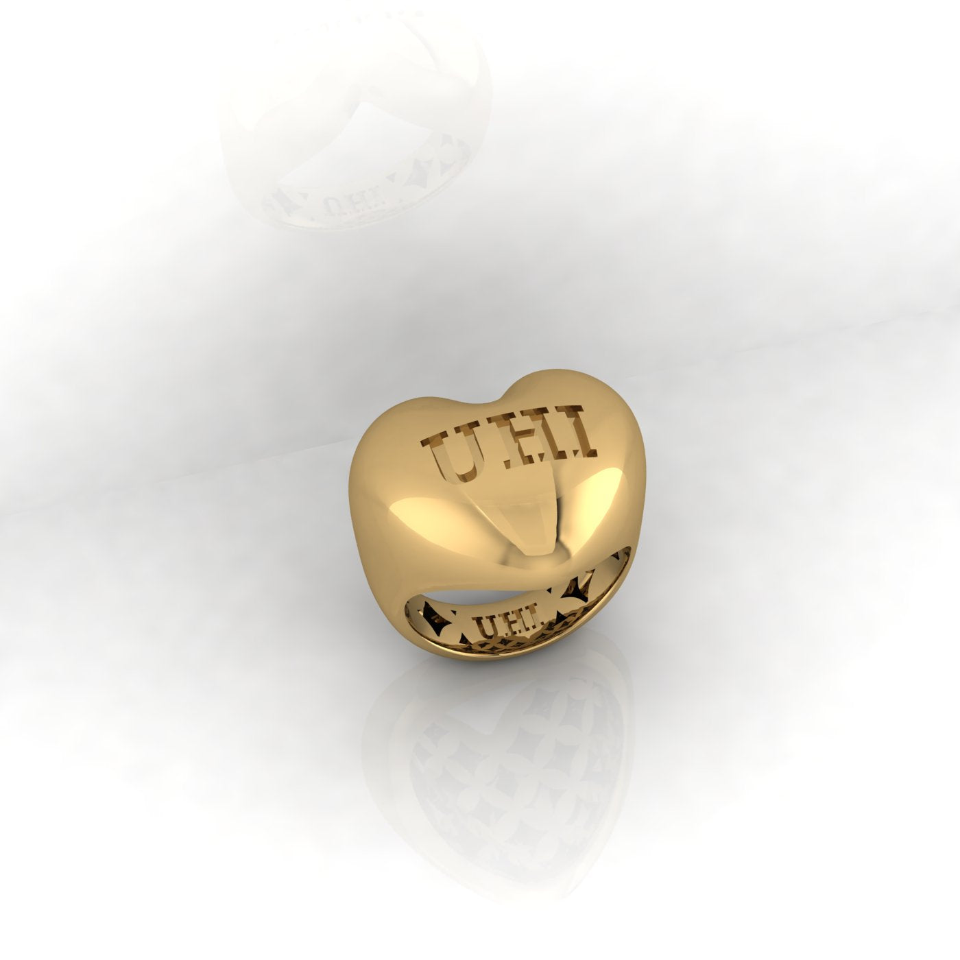 UHI Heart Shape Rings, Medium Size