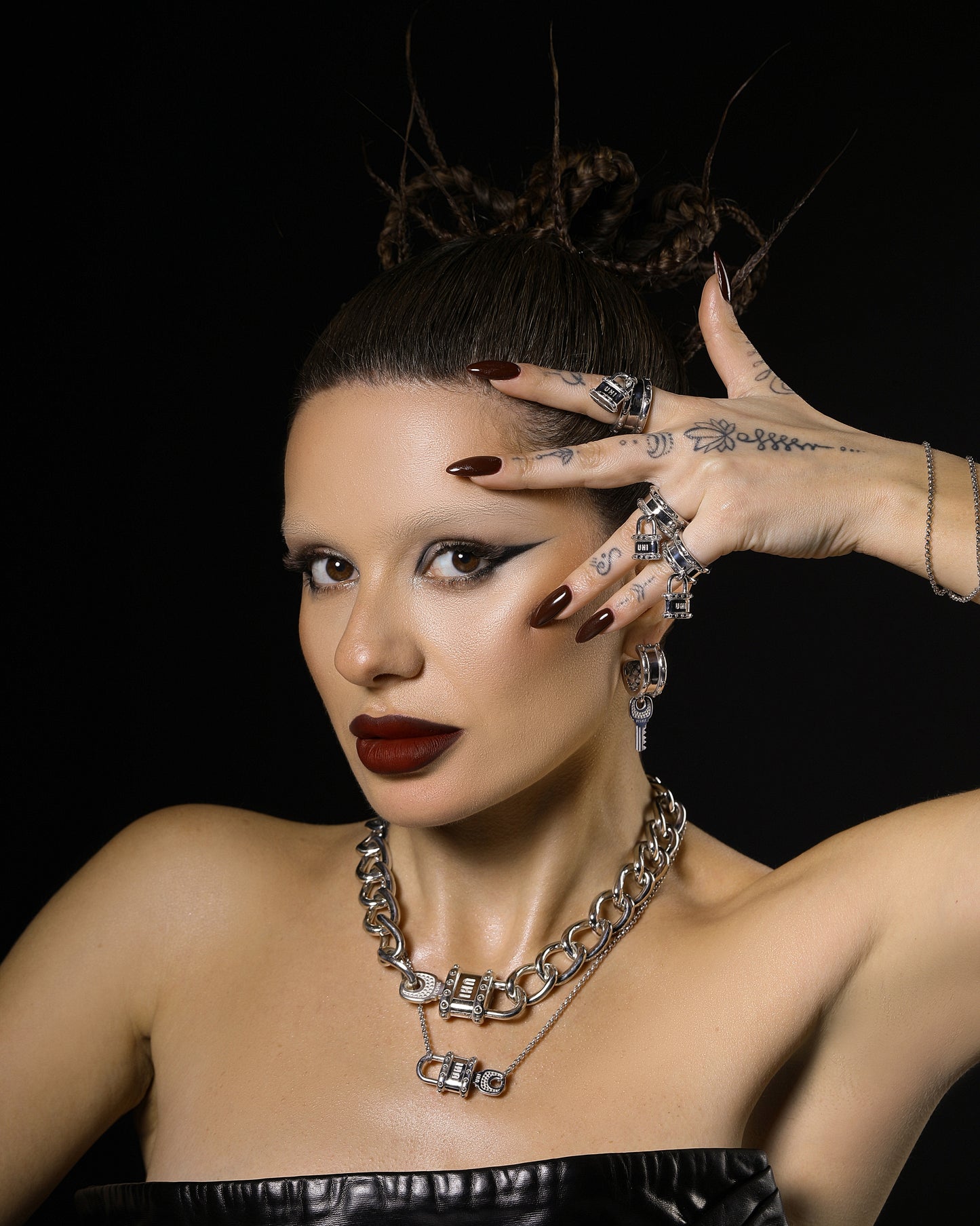 'Minimalistic Lock and Key' Necklace