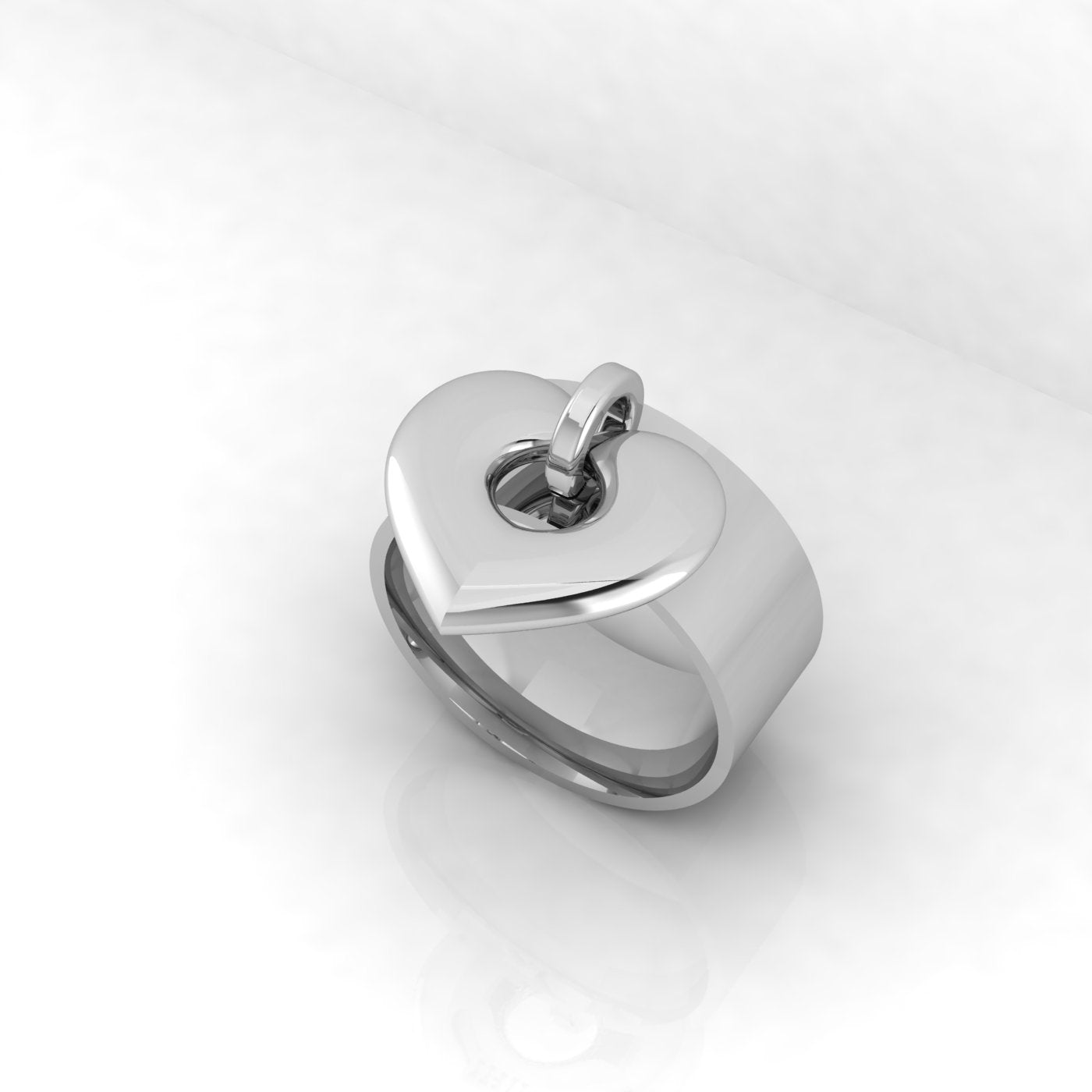 Hanging Heart Ring