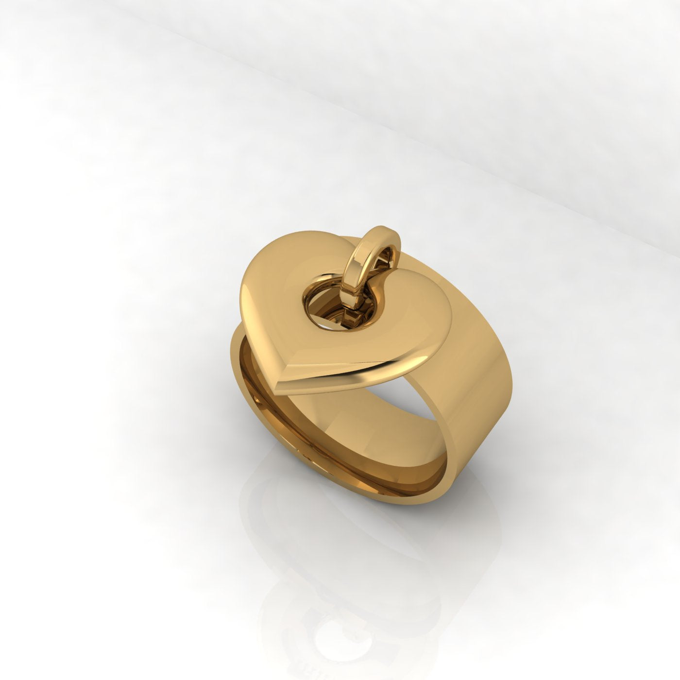 Hanging Heart Ring