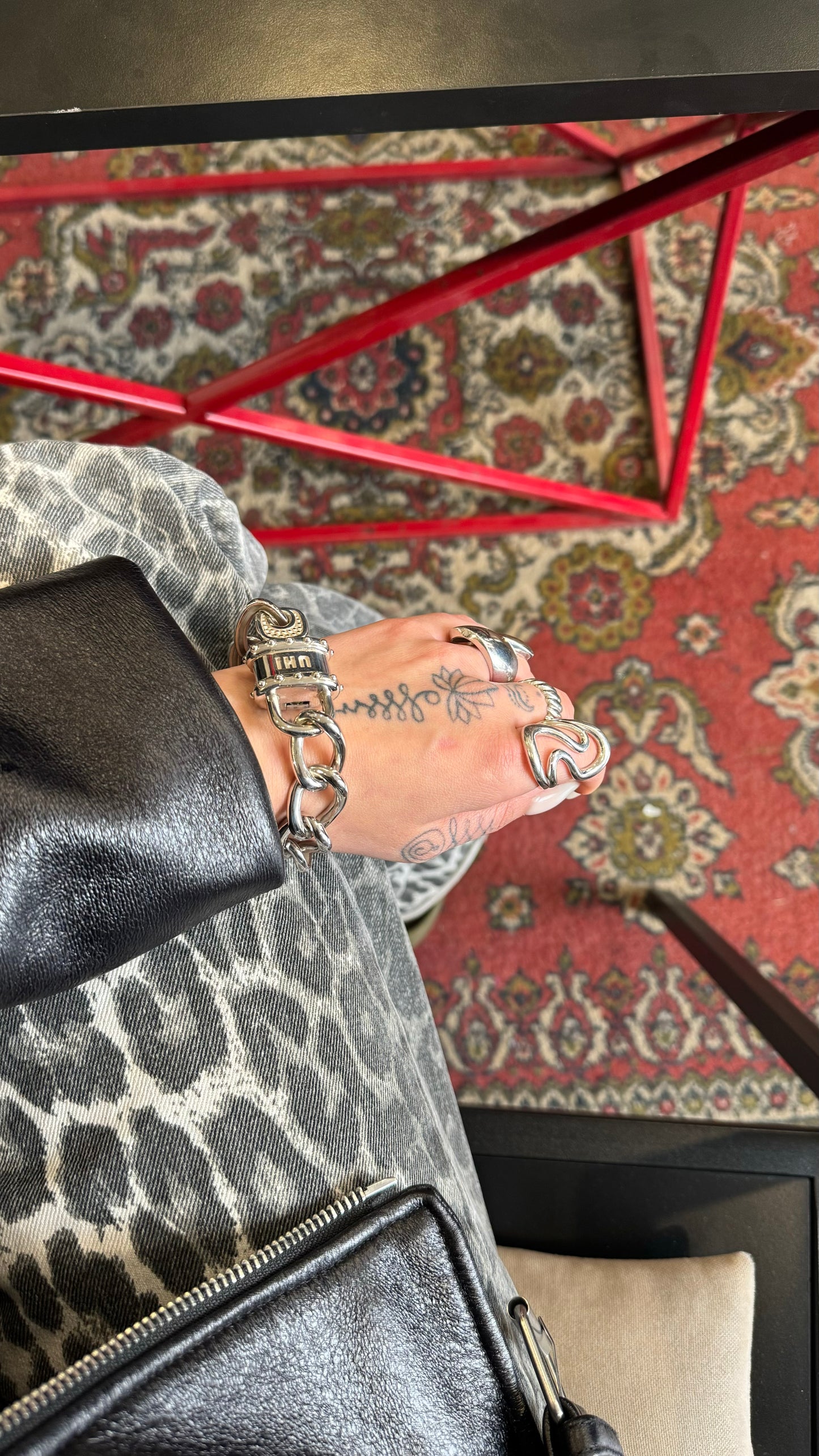 “Lock Chunky Bracelet”
