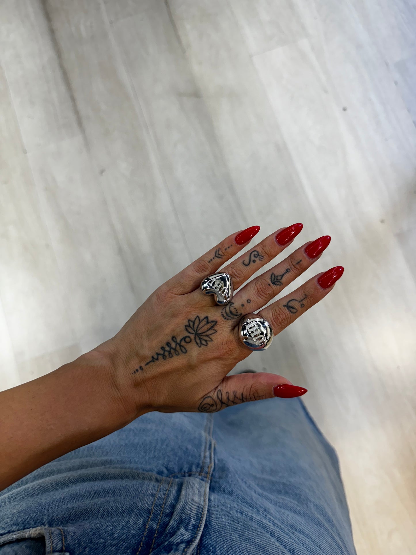 UHI Heart Shape Rings, Medium Size