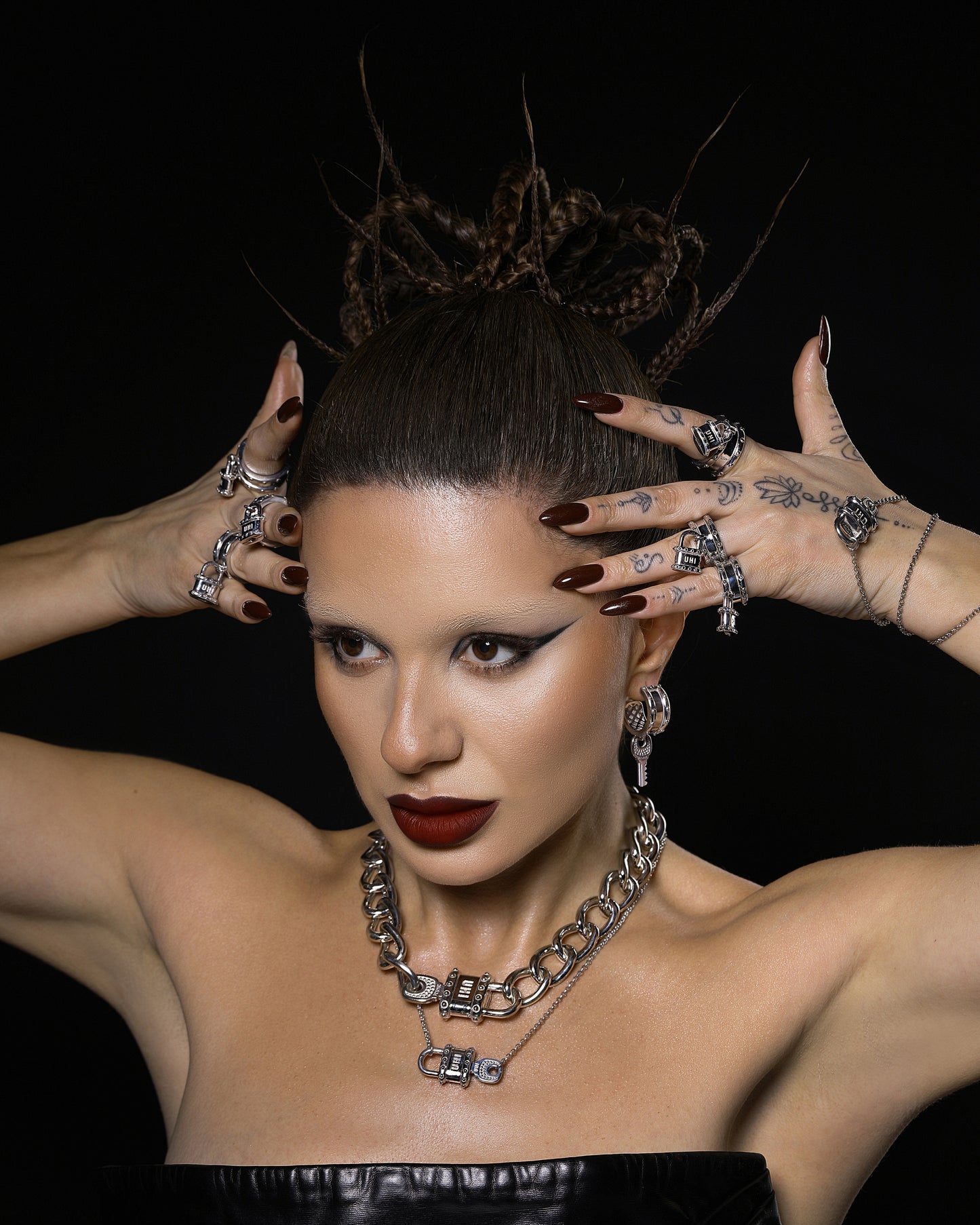 'Minimalistic Lock and Key' Necklace