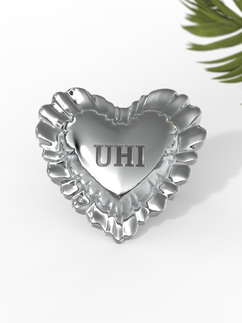'Ravioli' Heart Shape Ring/ Big Size