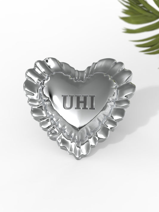 "Ravioli" Heart Shape  Ring/ Big Size