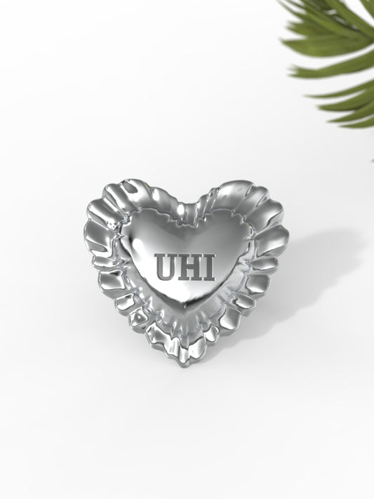 "Ravioli" Heart Shape  Ring/ Small Size
