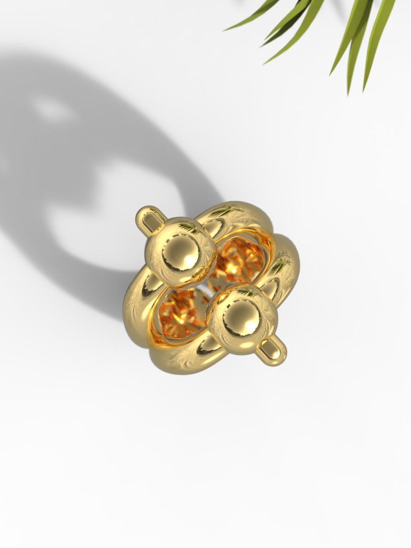 'Vogue' Ring Double Decker