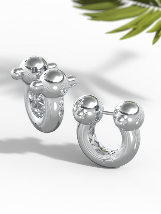 "Vogue" Minimalistic Earrings Big Size