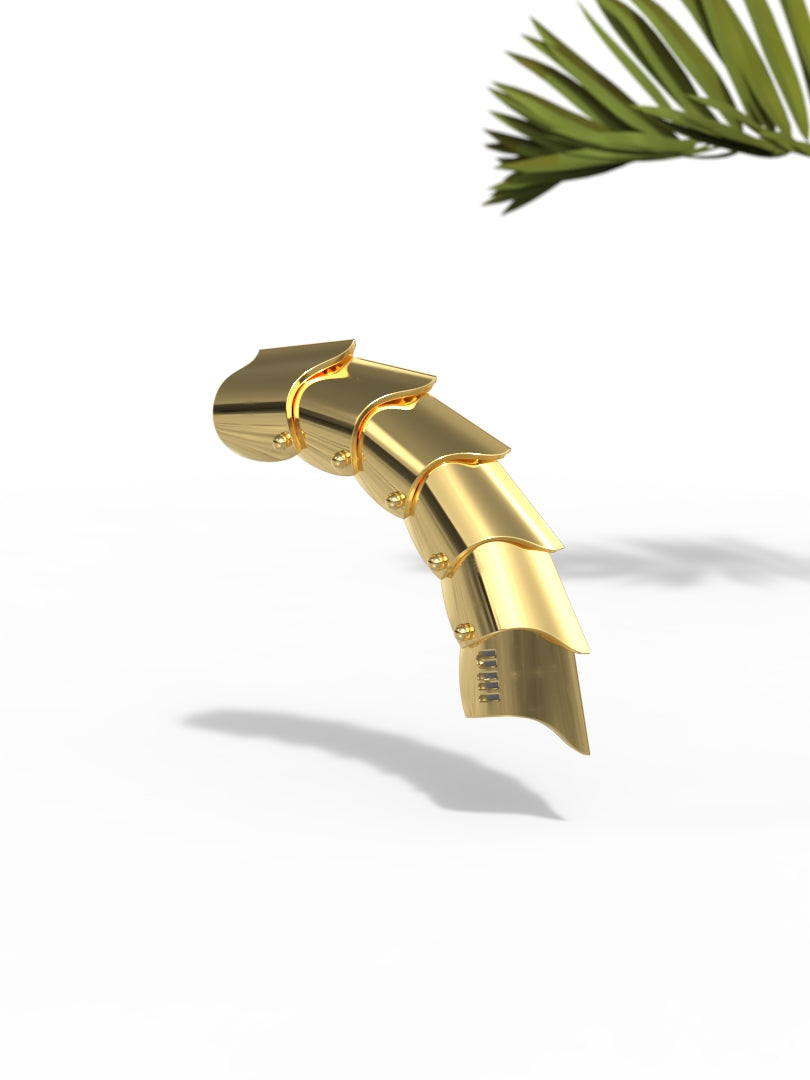 "Dragon Tail" Handmade Cuff,Elongated