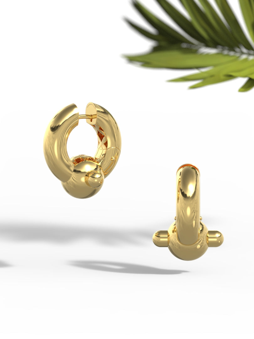 Earring "Vogue Hoop" Small Size