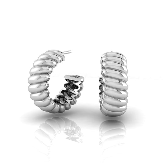 "Twisted" Earrings Wide Version