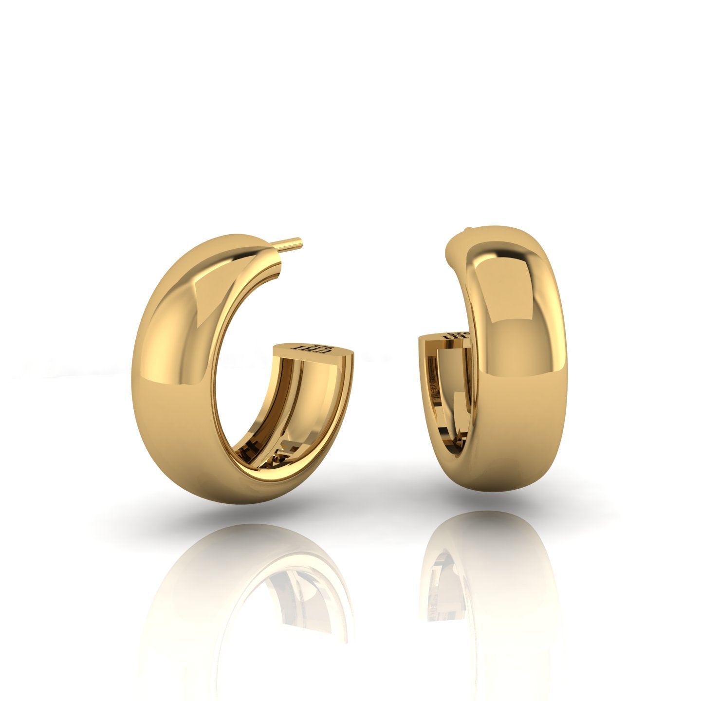 Rounded Hoop Earrings