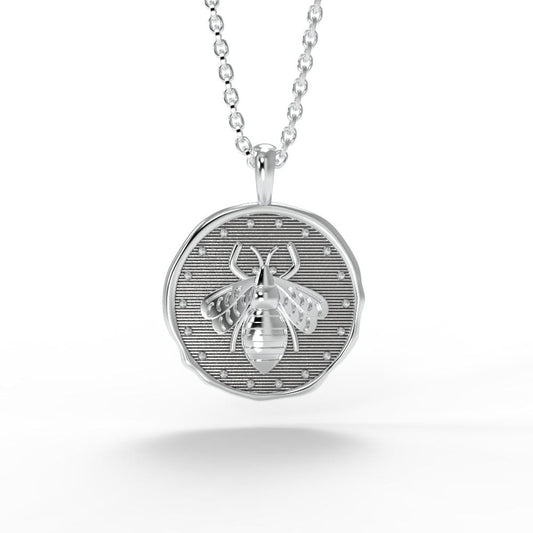 "Bee Noble" Coin Pendant