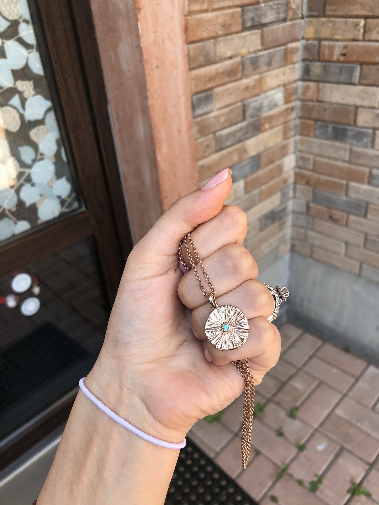 'Hello Sunshine' Coin Pendant