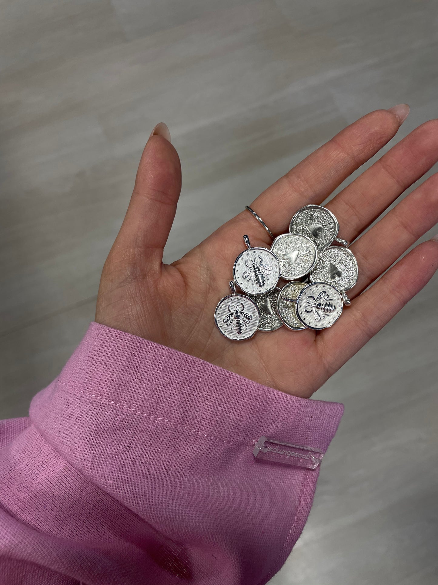 'Bee Noble' Coin Pendant