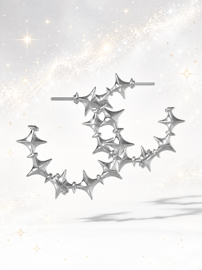 Starfall Hoop Earrings