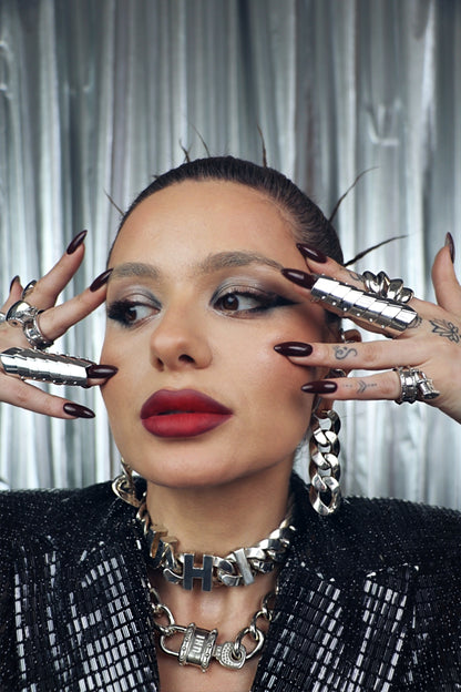 "Dragon Tail" Handmade Ring, Elongated