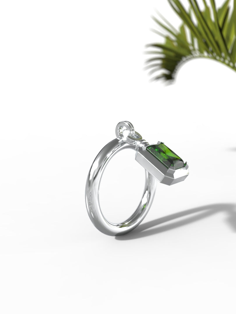 Ring "SOLÉ VERDE"