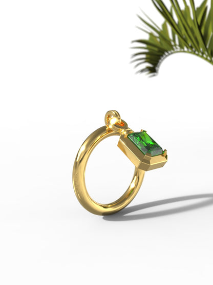 Ring "SOLÉ VERDE"