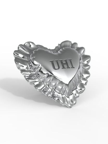 'Ravioli' Heart Shape  Ring/ Big Size