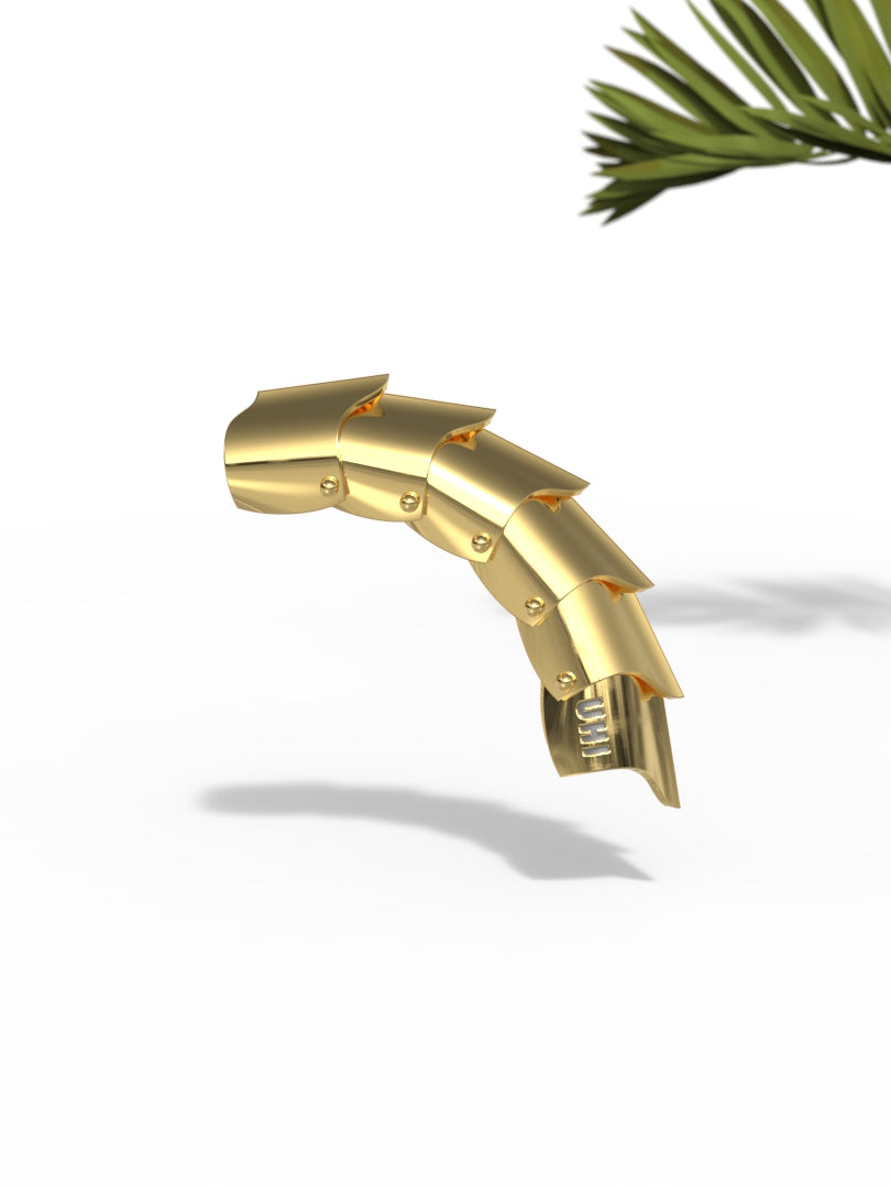 "Dragon Tail" Handmade Cuff,Elongated