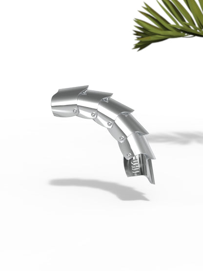 "Dragon Tail" Handmade Cuff,Elongated