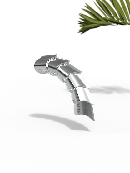 "Dragon Tail" Handmade Cuff,Elongated