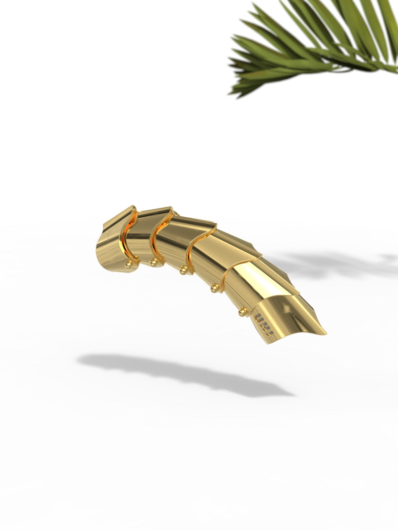 "Dragon Tail" Handmade Cuff,Elongated