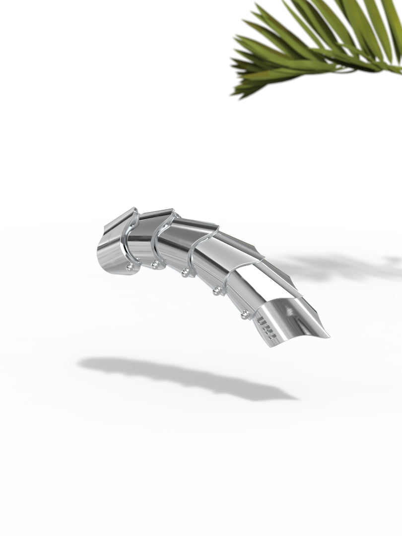 "Dragon Tail" Handmade Cuff,Elongated