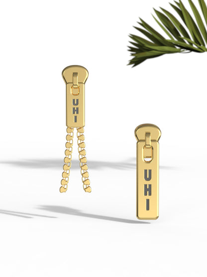 Earrings "ZIP" Small SIze