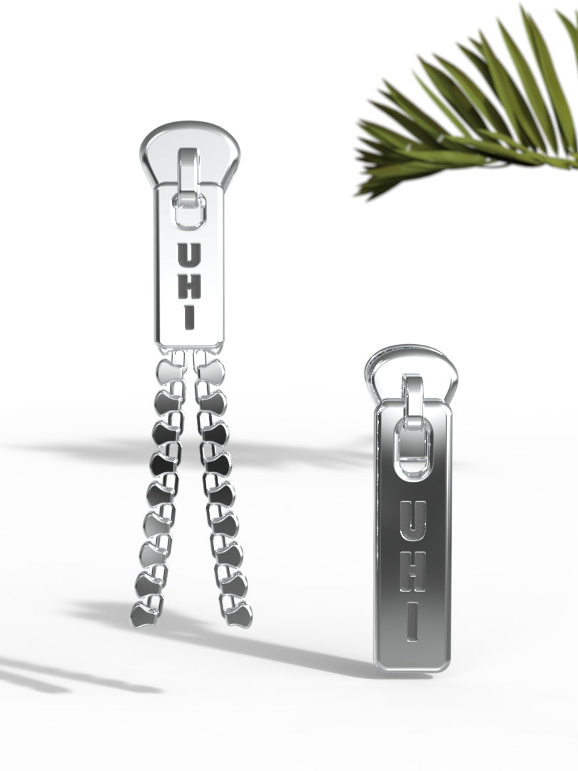 Earrings "ZIP" Big Size