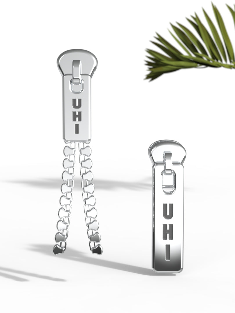 Earrings "ZIP" Big Size