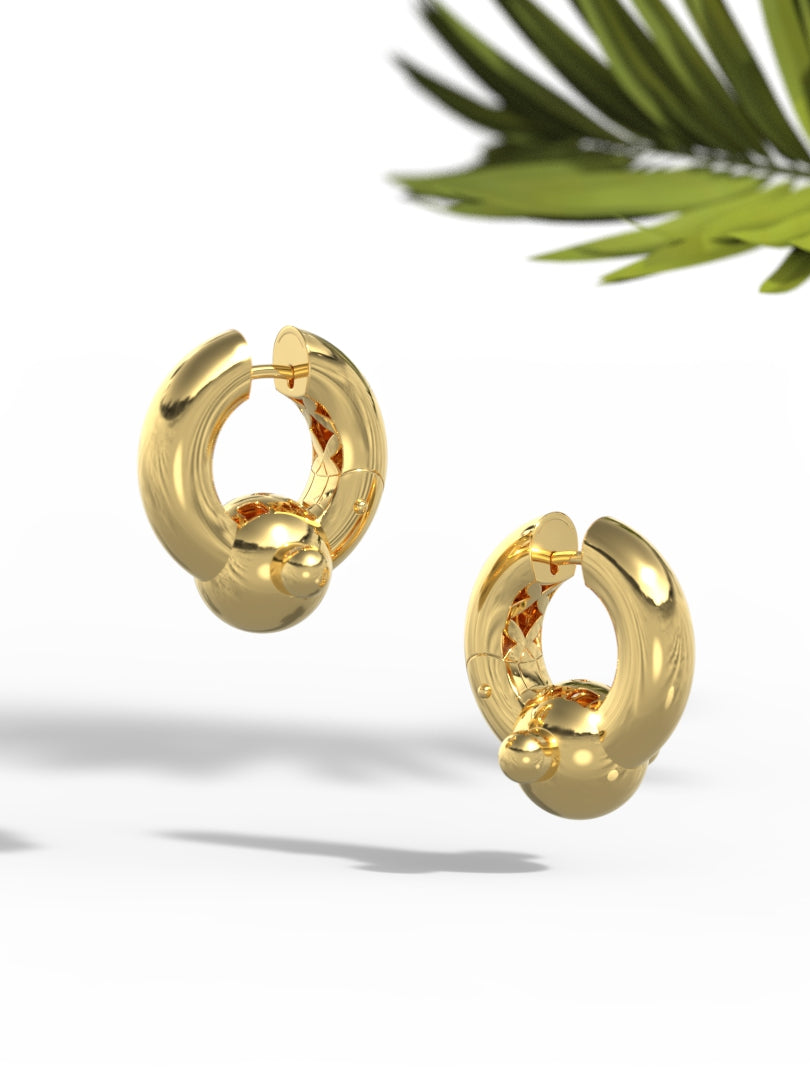 Earring "Vogue Hoop" Small Size