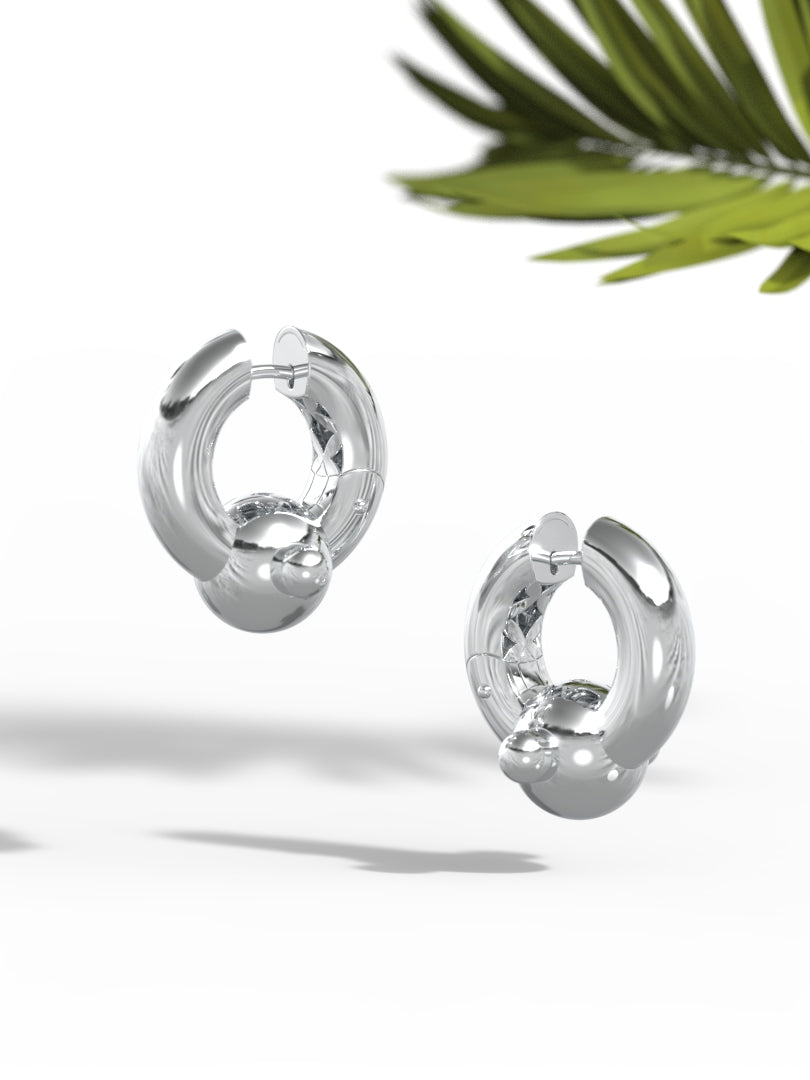 Earring "Vogue Hoop" Small Size