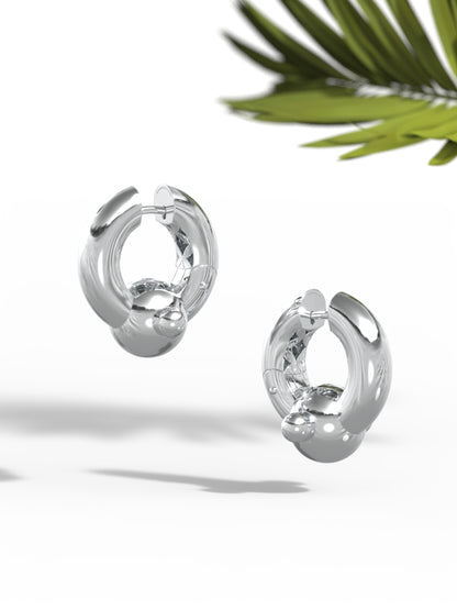 Earring "Vogue Hoop" Small Size