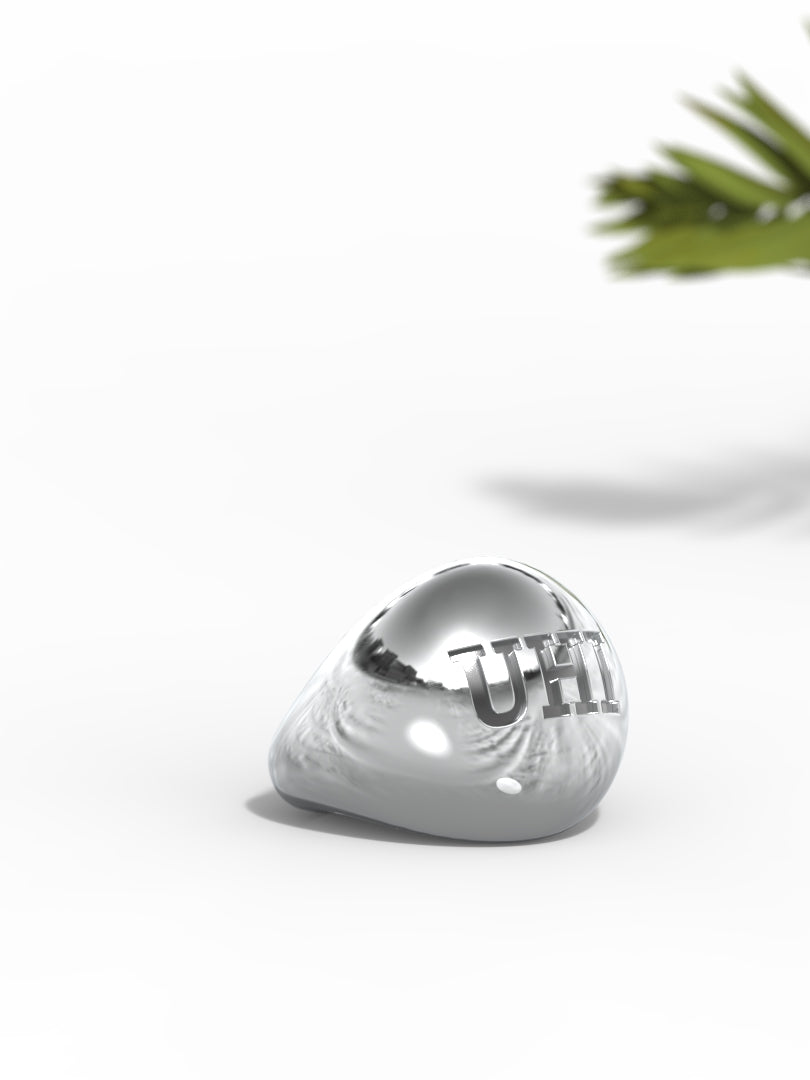 "UHI Rounded Chunky Ring" Medium Size