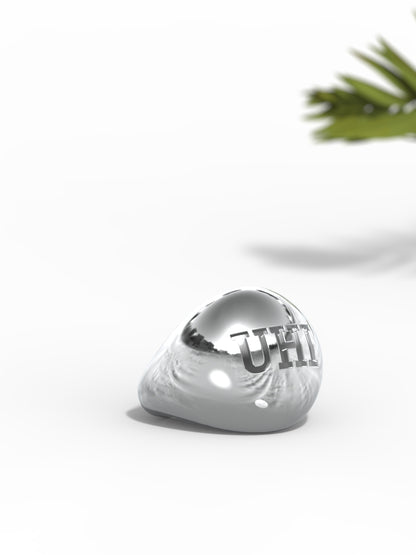 "UHI Rounded Chunky Ring" Medium Size