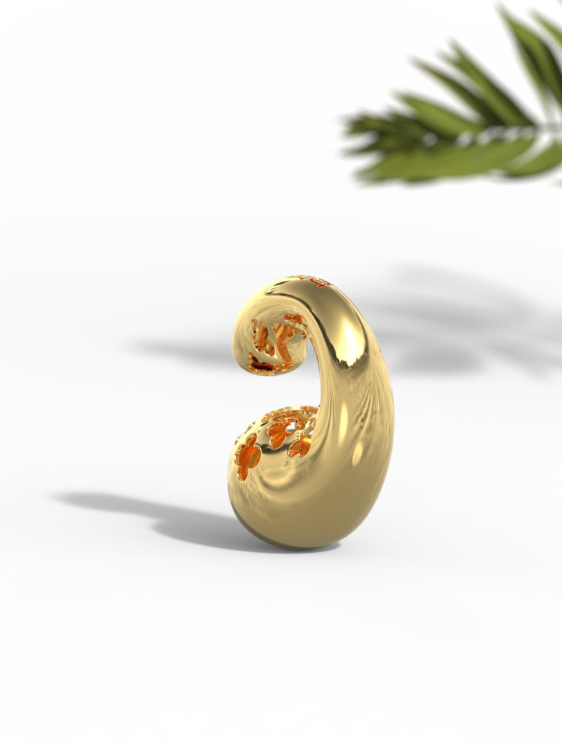 "Airpods" Shape Solo Cuff