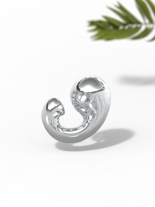 "Airpods" Shape Solo Cuff