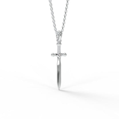 'Chivalry' Cross-Sword Pendant